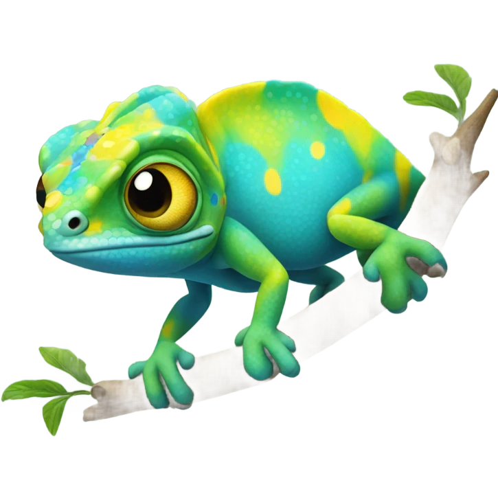 cute chameleon emoji