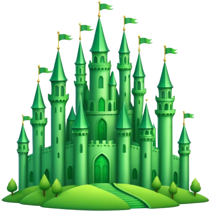 the emerald city from the wizard of oz emoji
