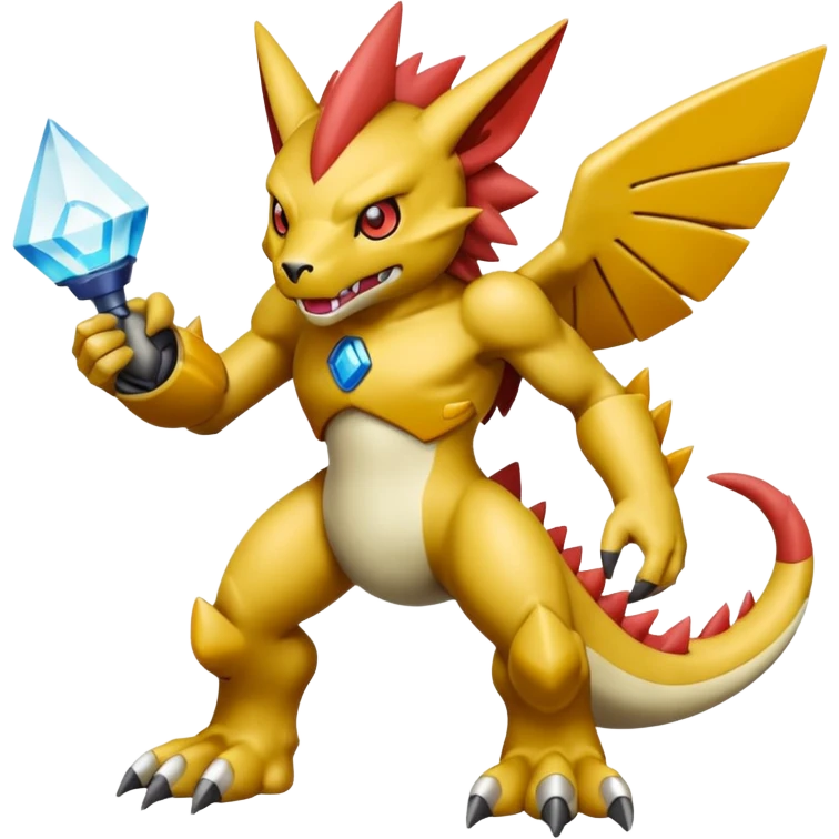 Draydenramon-Darudamon-Duragomon-Digimon-Fakémon-creature (full body) emoji
