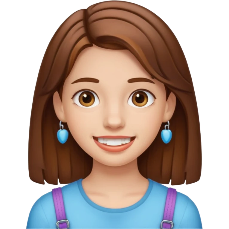 girl with braces  emoji