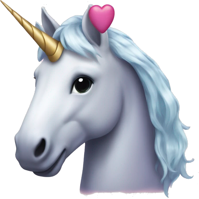 Licorne cœur emoji