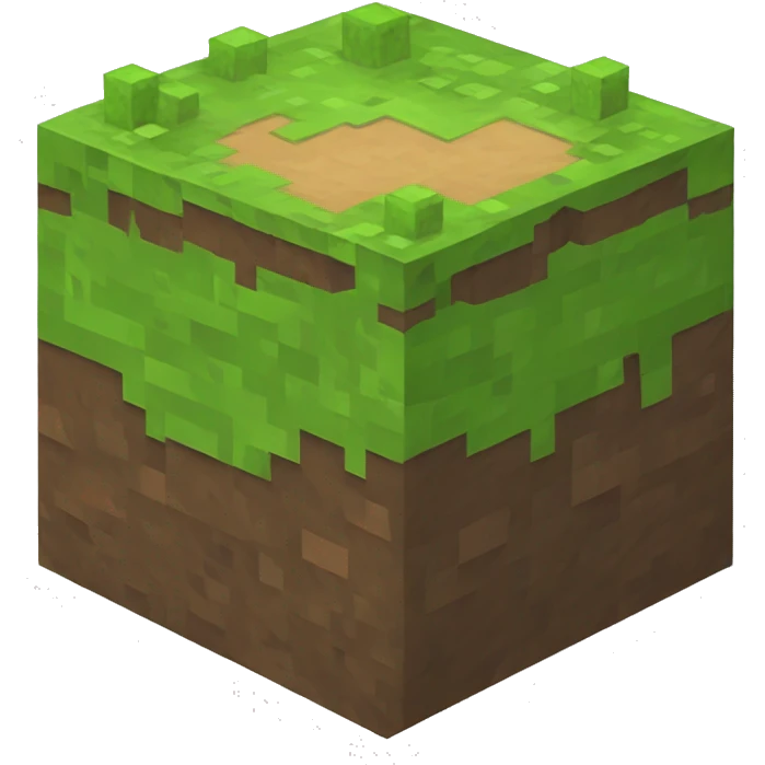 Minecraft dirt block 72x72 emoji