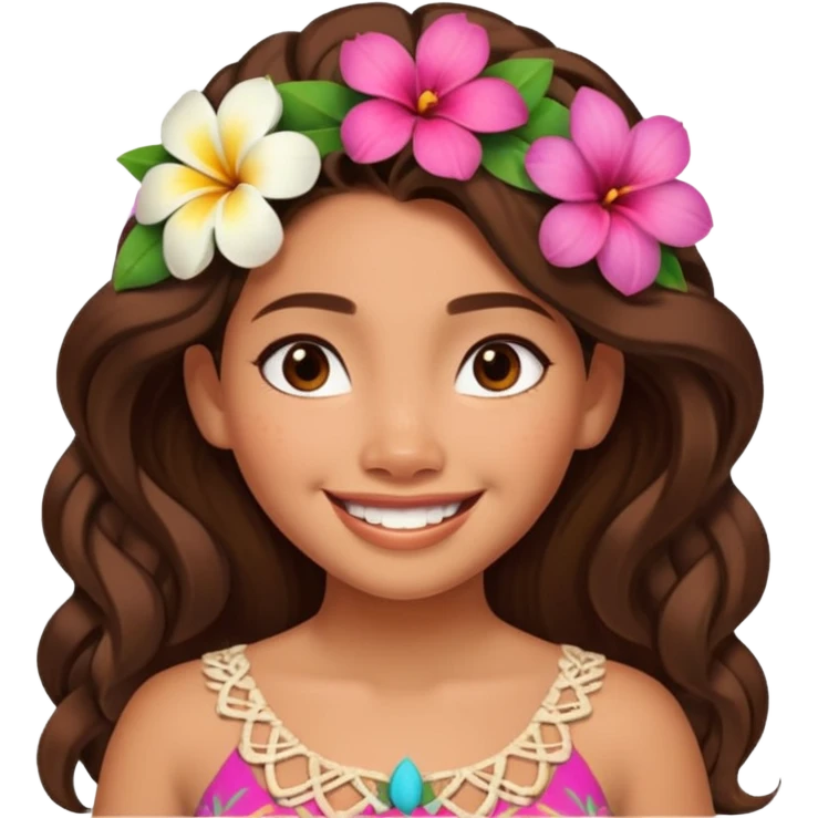 Emoji de la princesa  Moana  emoji