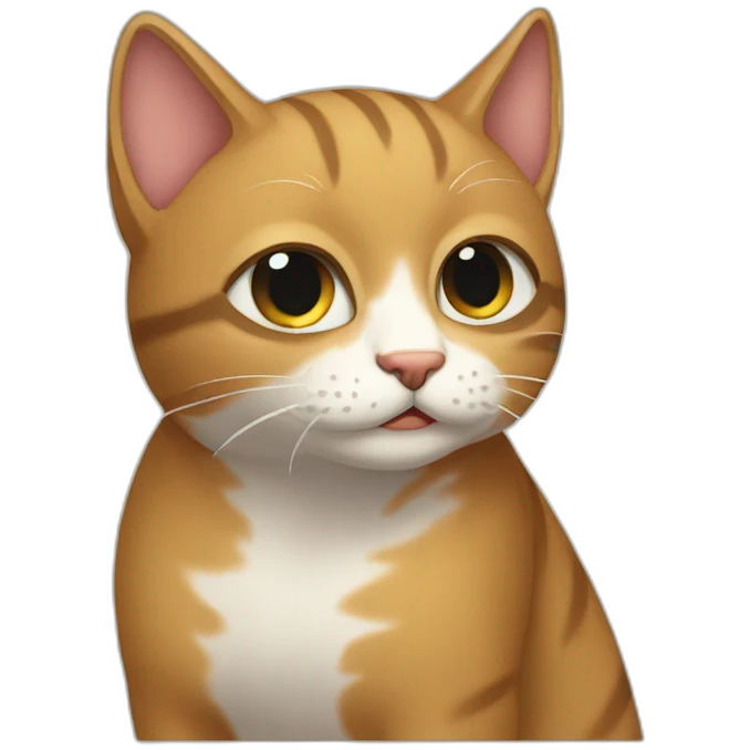 Gato llorando emoji