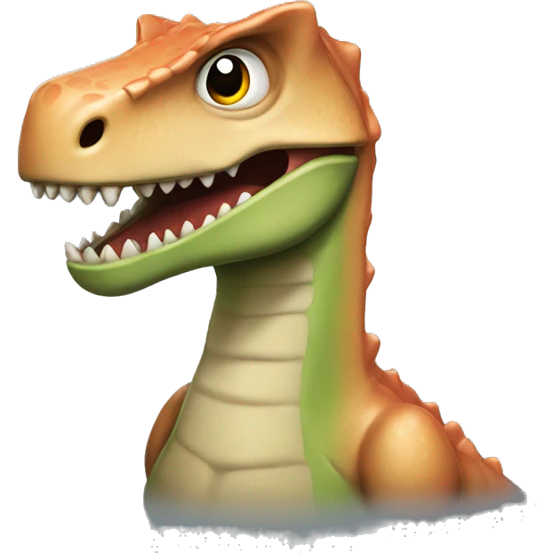 Dino con tutú  emoji