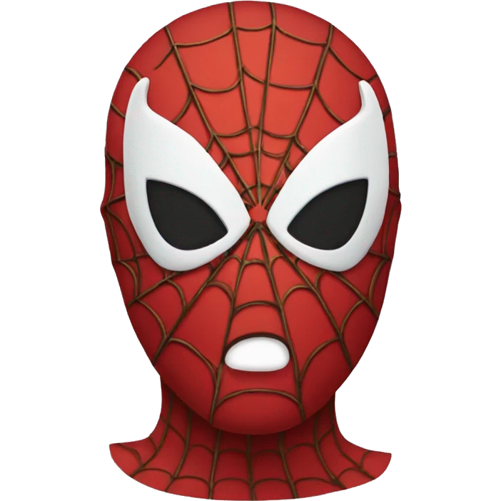 Spiderman mask emoji