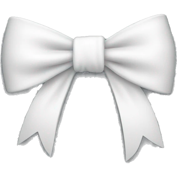 white bow emoji