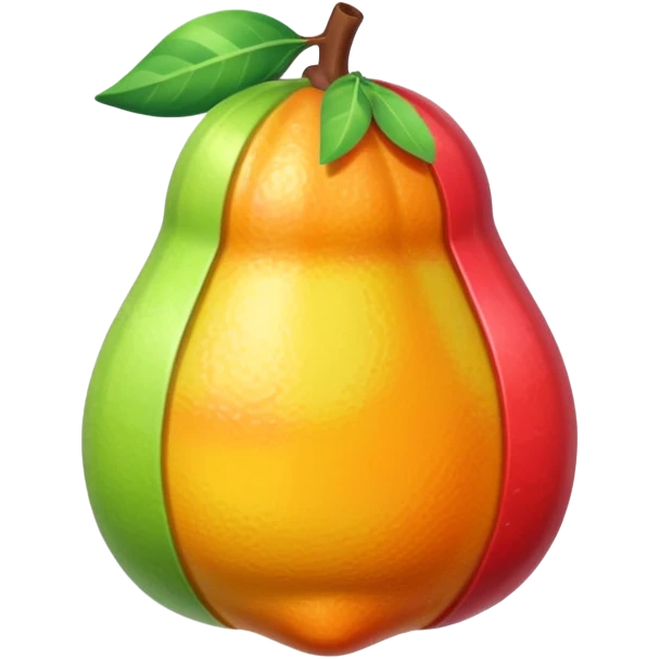 one fruit candy in a colored wrapper emoji