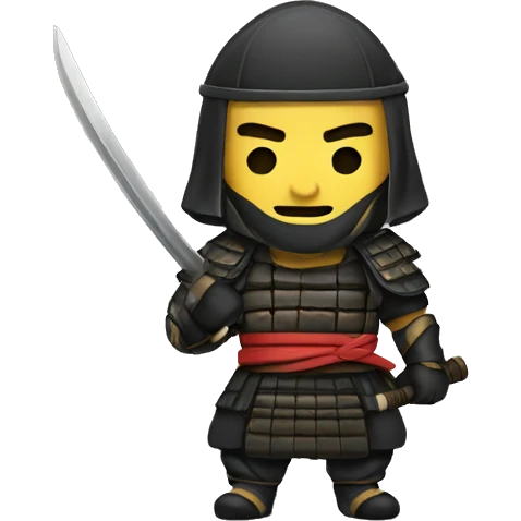 Ronin samuri warrior emoji