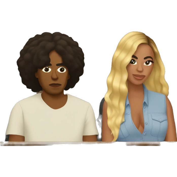 Beyoncé watching Solange play with Jay Z without doing anything about it. emoji
