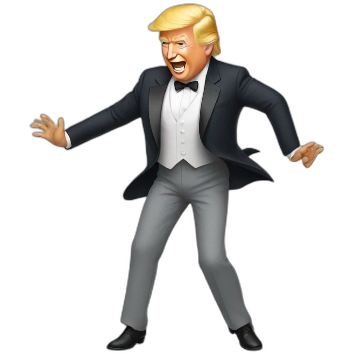 Donald Trump who dansing emoji