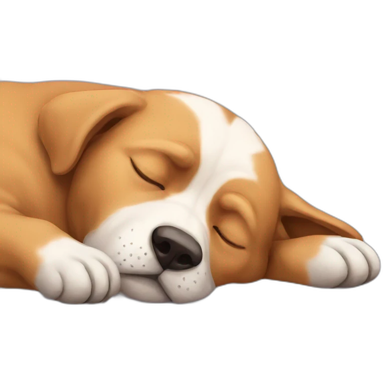 sleeping dog emoji