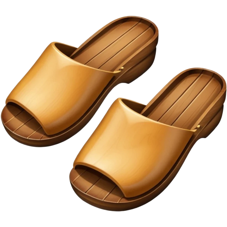 japanese wooden slippers emoji