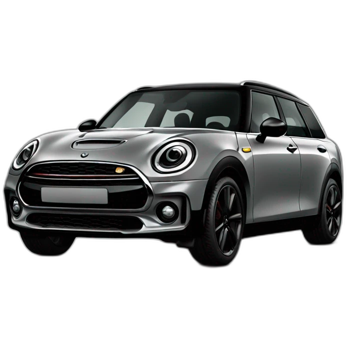 grey mini clubman black pack emoji