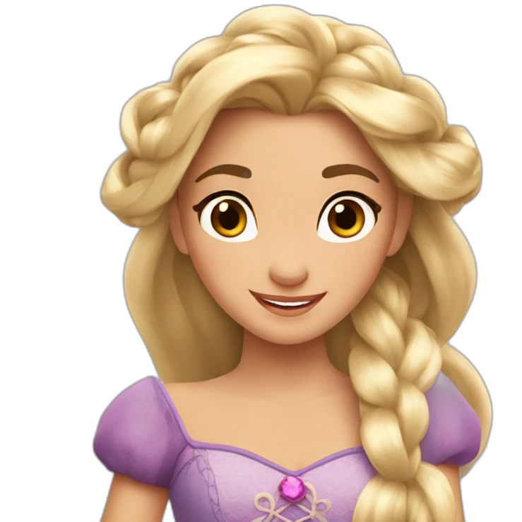 Disney Princess tangled emoji