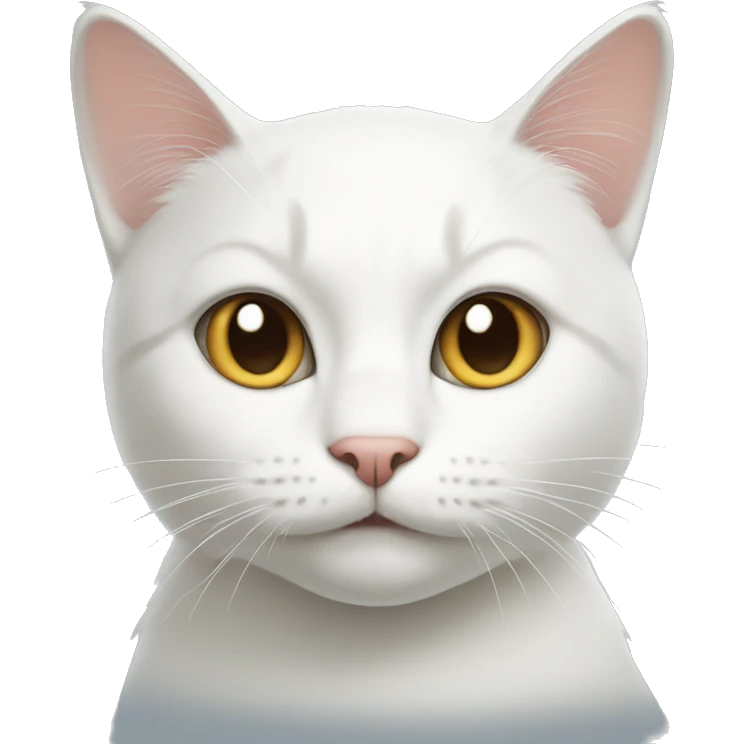 white cat emoji
