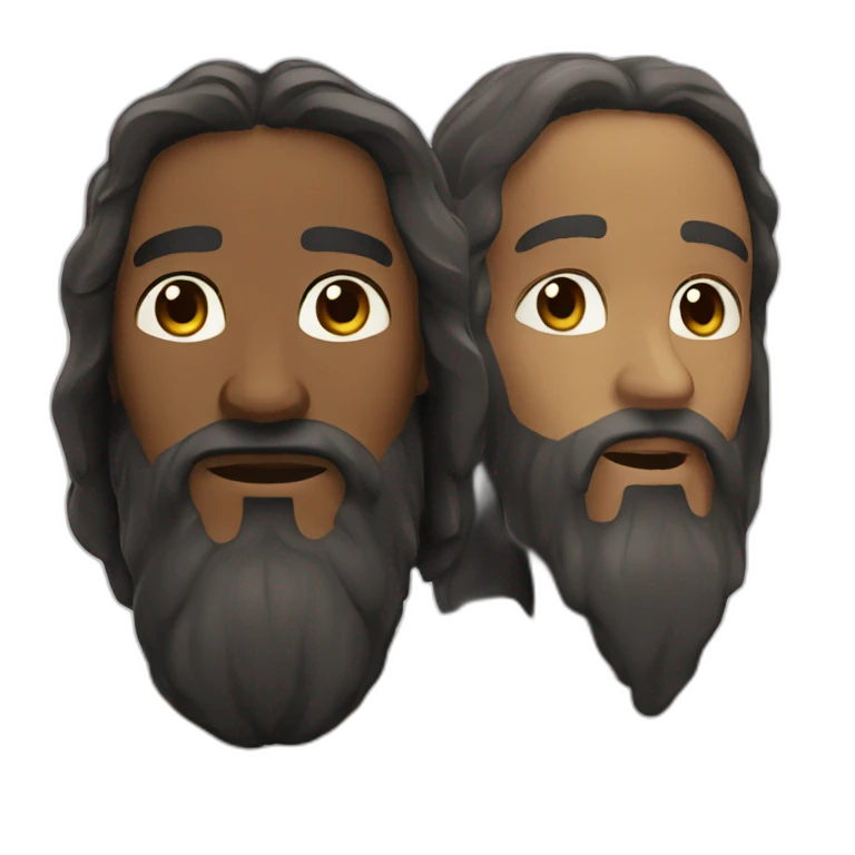 Jesus et Moses emoji