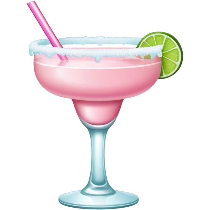 Frozen baby pink margarita emoji
