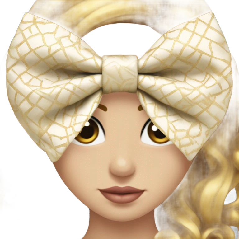 Coquette bow emoji