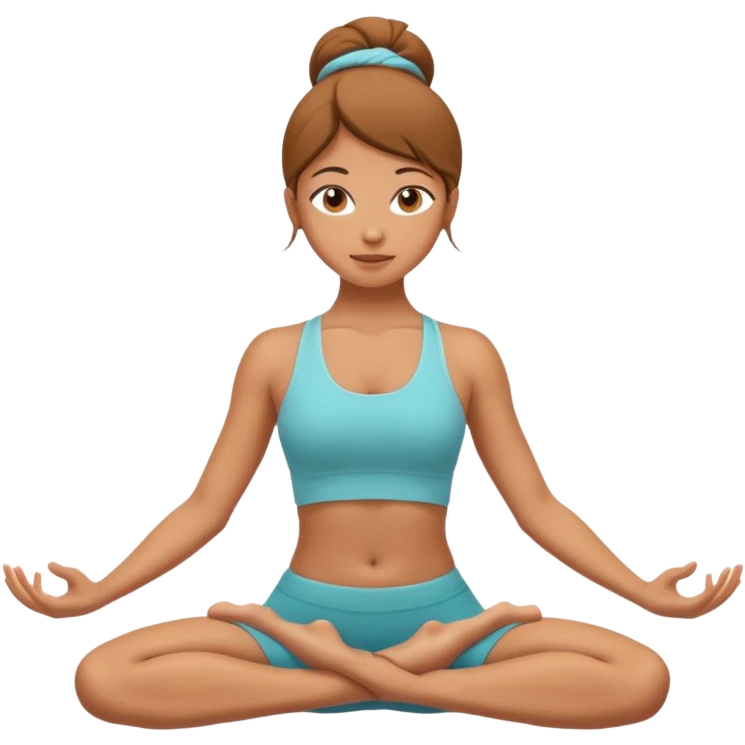yoga girl emoji
