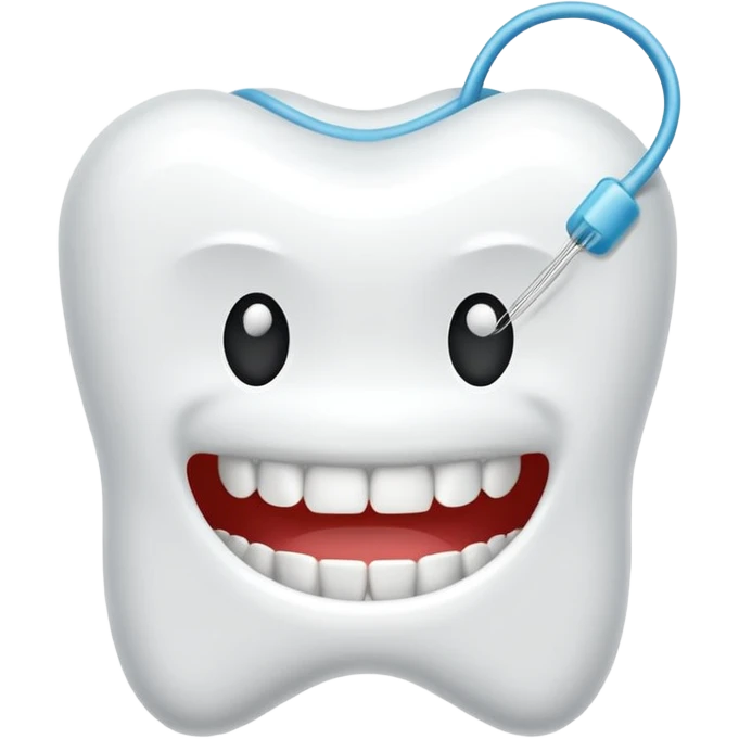 Dental floss emoji