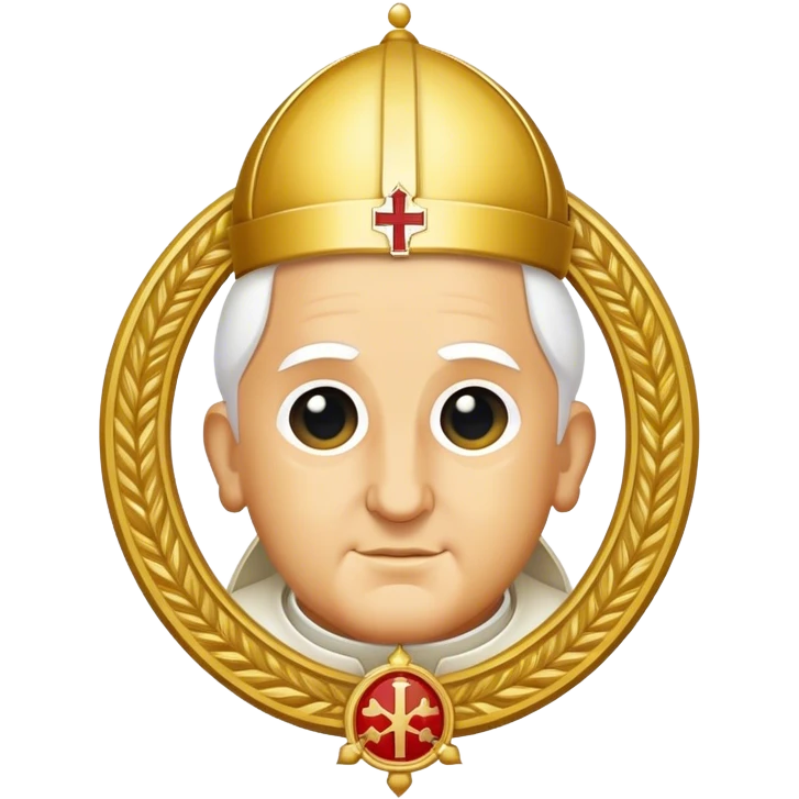 Pope's emblem emoji