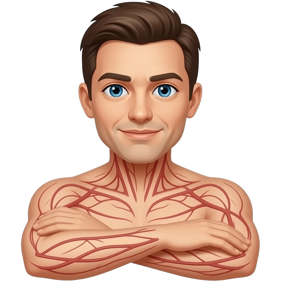 arms with veins emoji