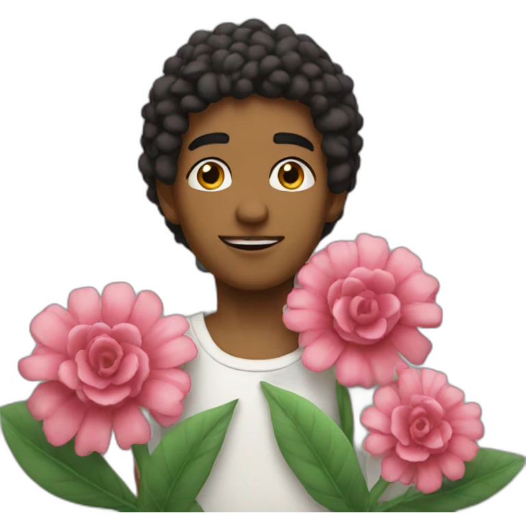 Come flores emoji