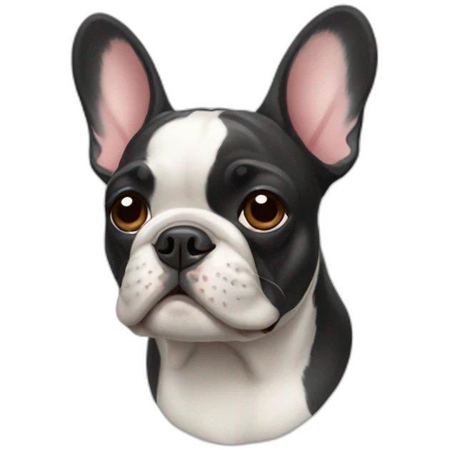 french bulldog dog emoji