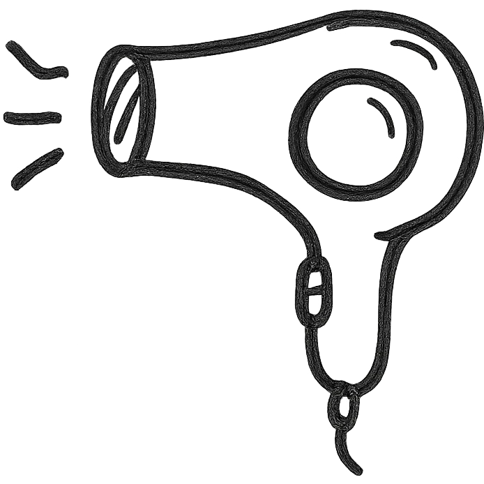hair dryer emoji