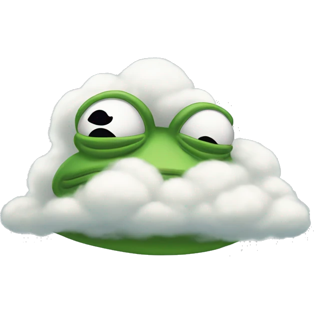 pepe the frog cloud emoji