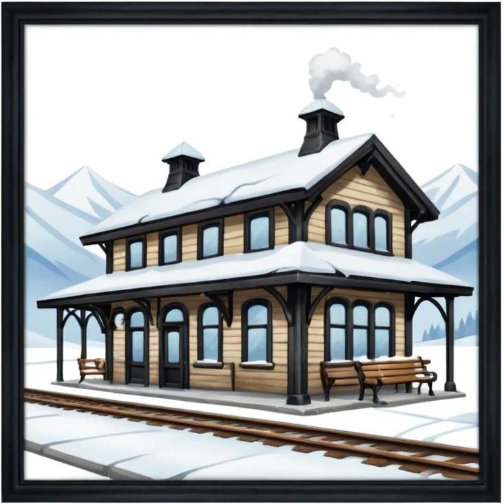 Frostline Train Station emoji