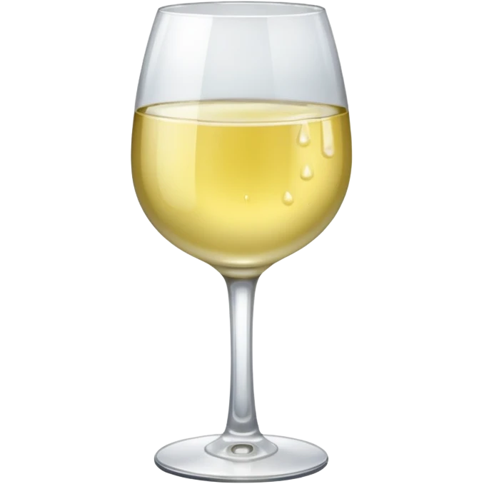 a glass of white wine emoji