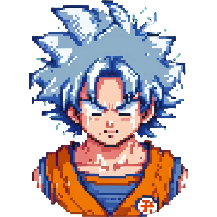 Goku crying emoji