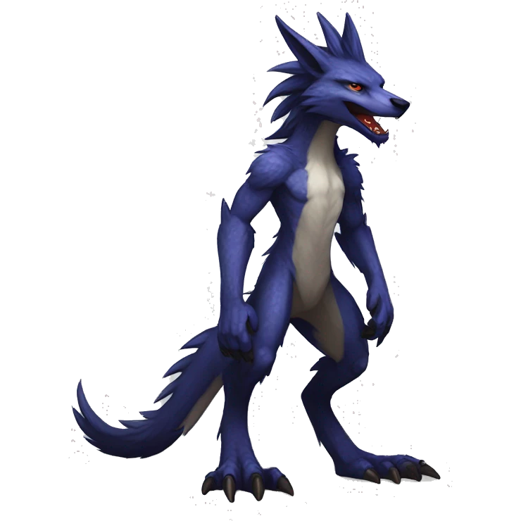 Cool Edgy Sergal species by LiLaiRa full body emoji