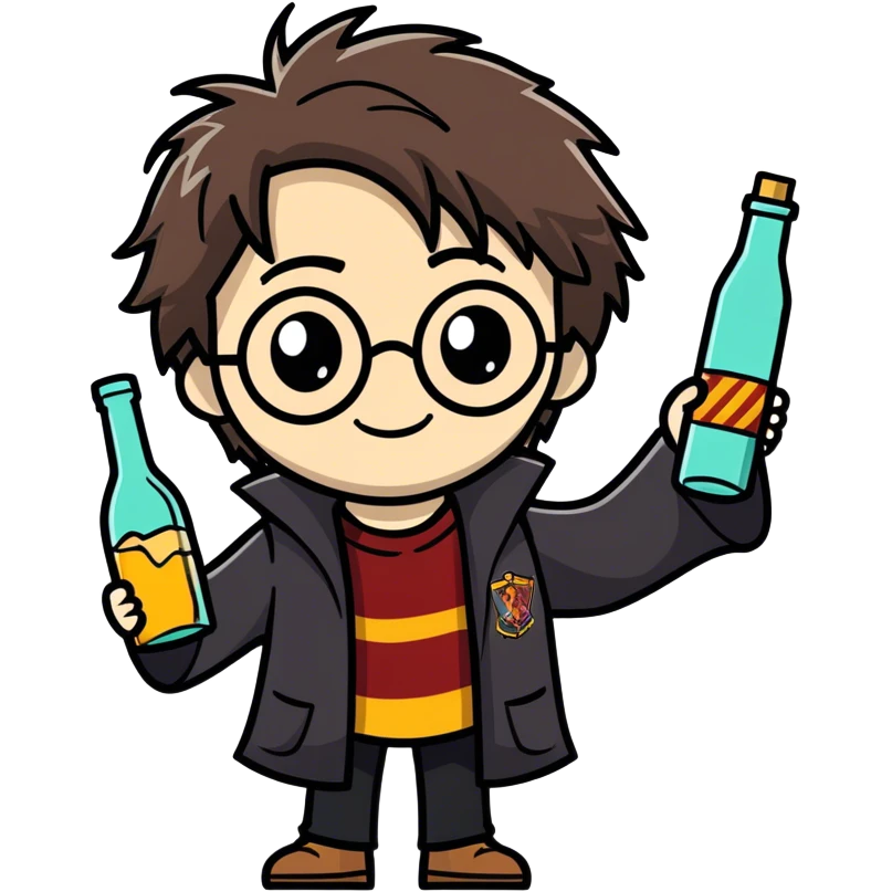 Harry Potter drunk emoji