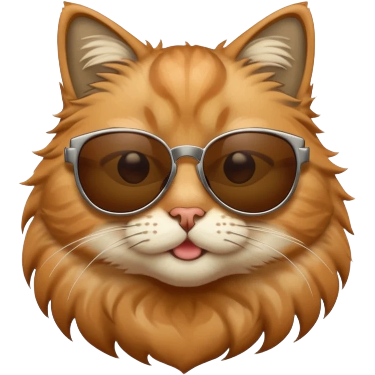 Cat wearing sunglasses emoji