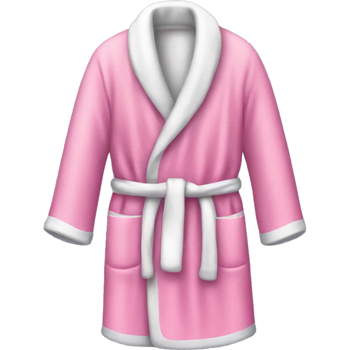 pink dressing gown emoji