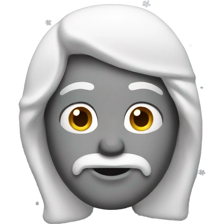 Snow emoji