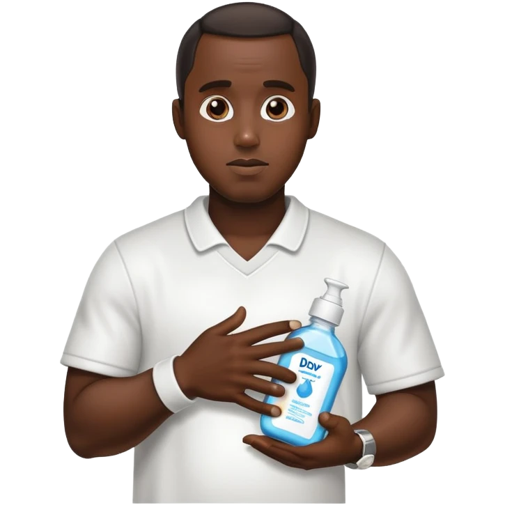 Diddy holding baby oil  emoji