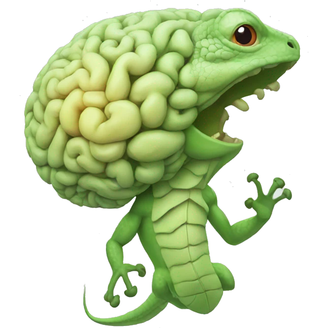 LIZARD BRAIN emoji
