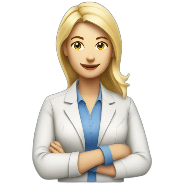 woman architect with blueprints emoji