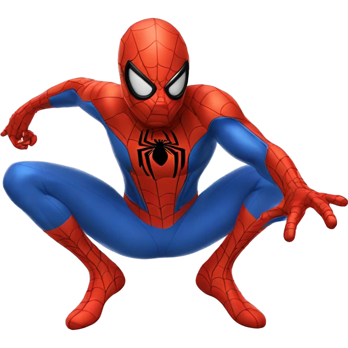 spider boy at attention emoji