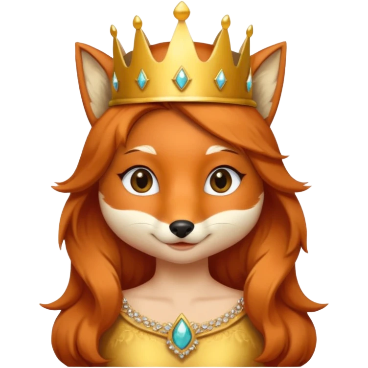 princess fox emoji