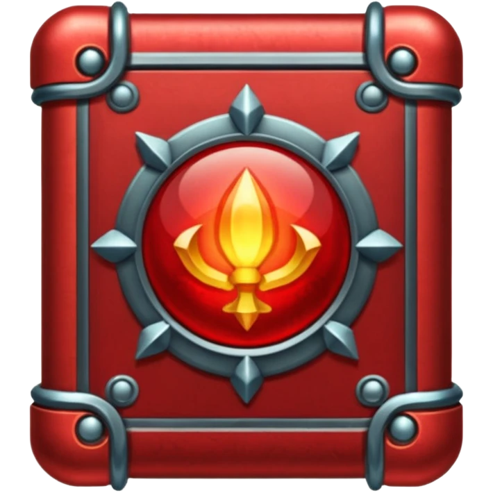 magical artifact red emoji