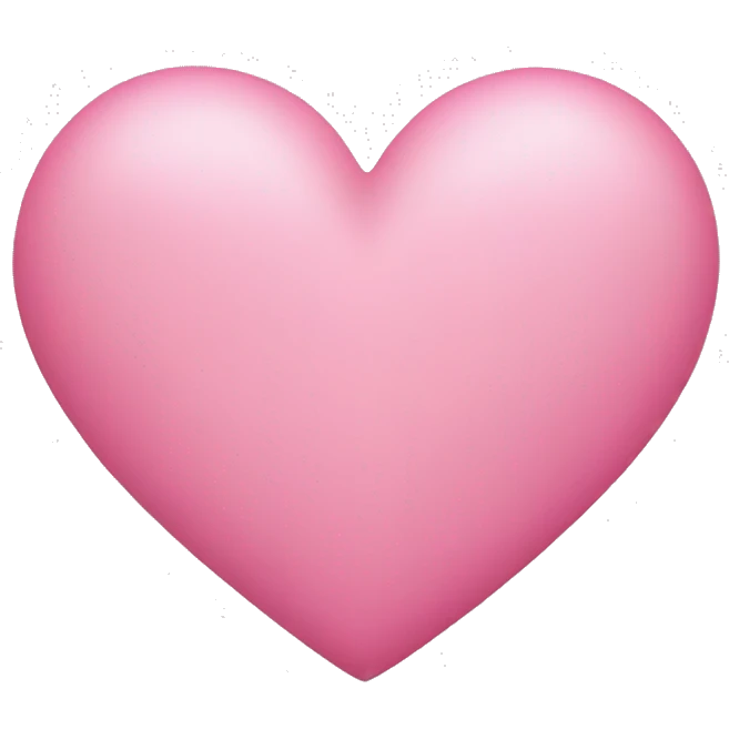 Pink heart emoji