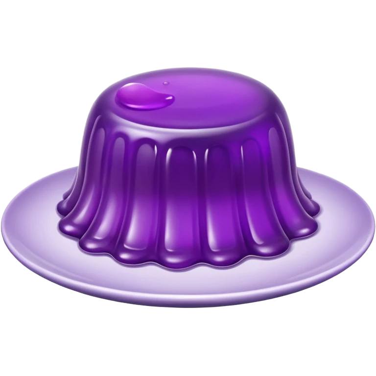 purple jelly on a plate emoji