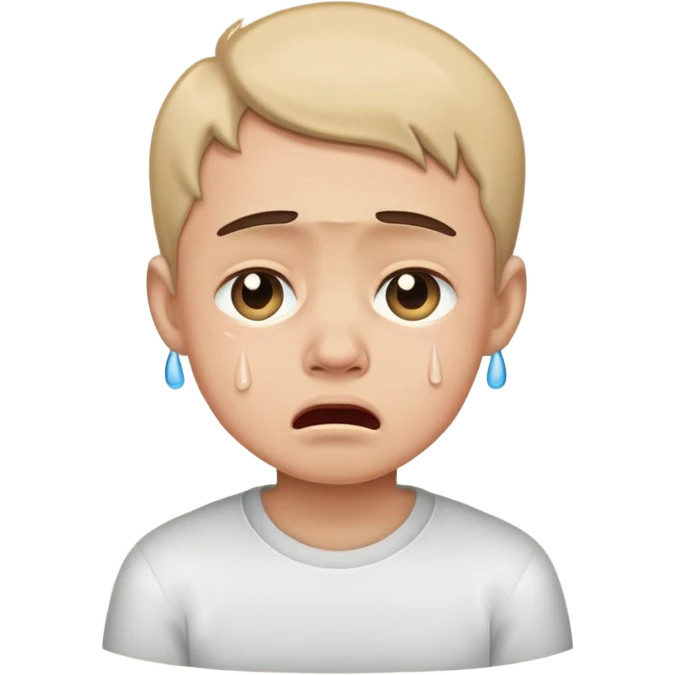 Niño llorando emoji