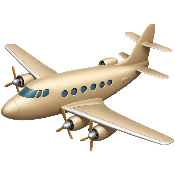 beige airplane emoji