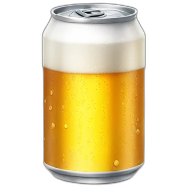Beer can emoji